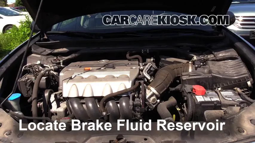 2009 Acura TSX 2.4L 4 Cyl. Brake Fluid Add Fluid